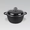 Maestro MR-4624C Puodas su dangčiu 24 cm 4 l Juodas