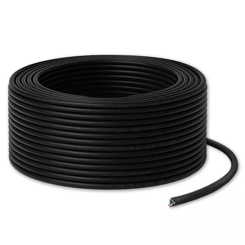 UTP komutacinis kabelis QOLTEC CAT6 100 m juodas