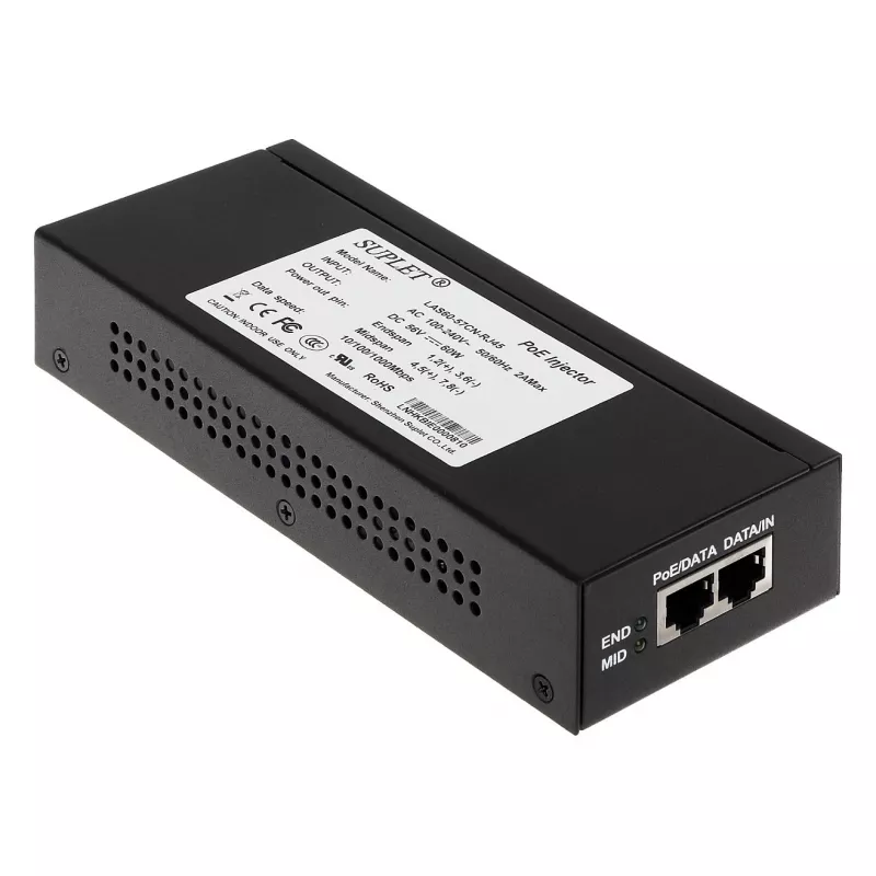 PoE adapteris Hikvision LAS60-57CN-RJ45