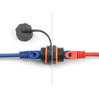 Tinklo kabelis DeLOCK 88145 RJ45 į RJ45 Cat.6A juodas