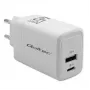 GaN 45W įkroviklis 5V 20V 1,5A 3A, 1xUSB C PD, 1xUS