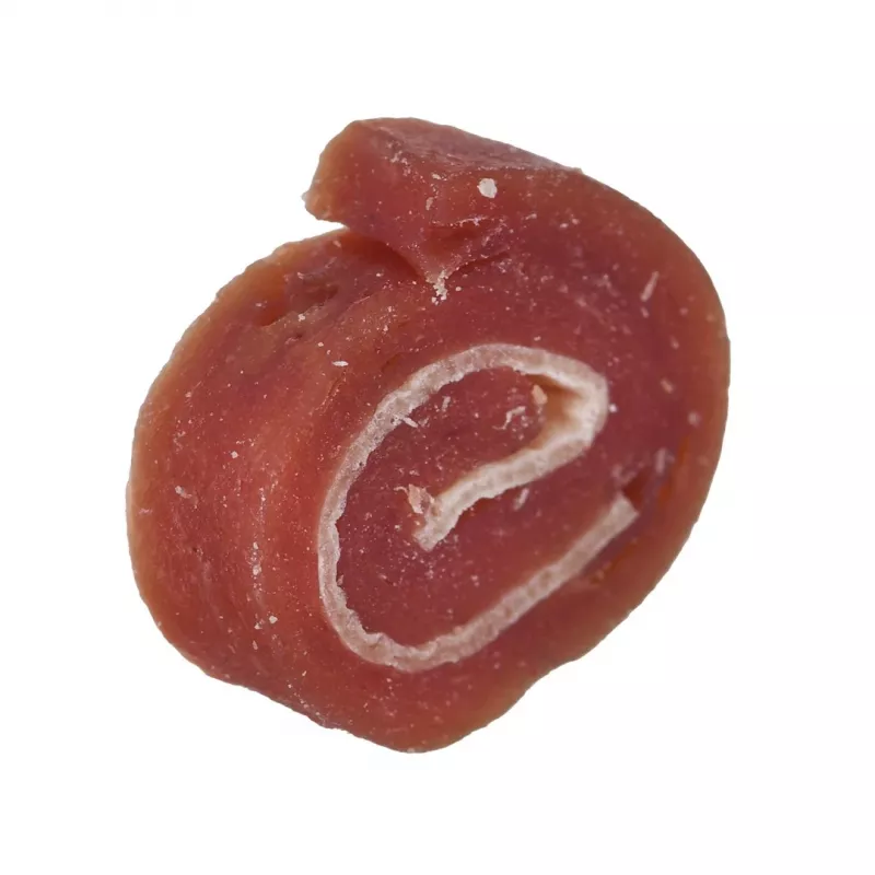 Šunų skanėstai PETITTO Sushi su žuvimi ir antiena 500 g — minkšti hipoalerginiai dresavimo skanėstai, baltymai 26%, drėgmė 23%
