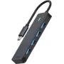 Rapoo USB-C šakotuvas, USB-C į USB-A, pilkas (00217695)