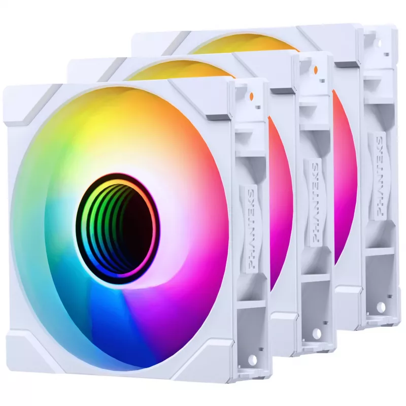 Aušinimo ventiliatorius PHANTEKS M25G2-120 D-RGB Reverse Blade 120mm 3 vnt. baltas