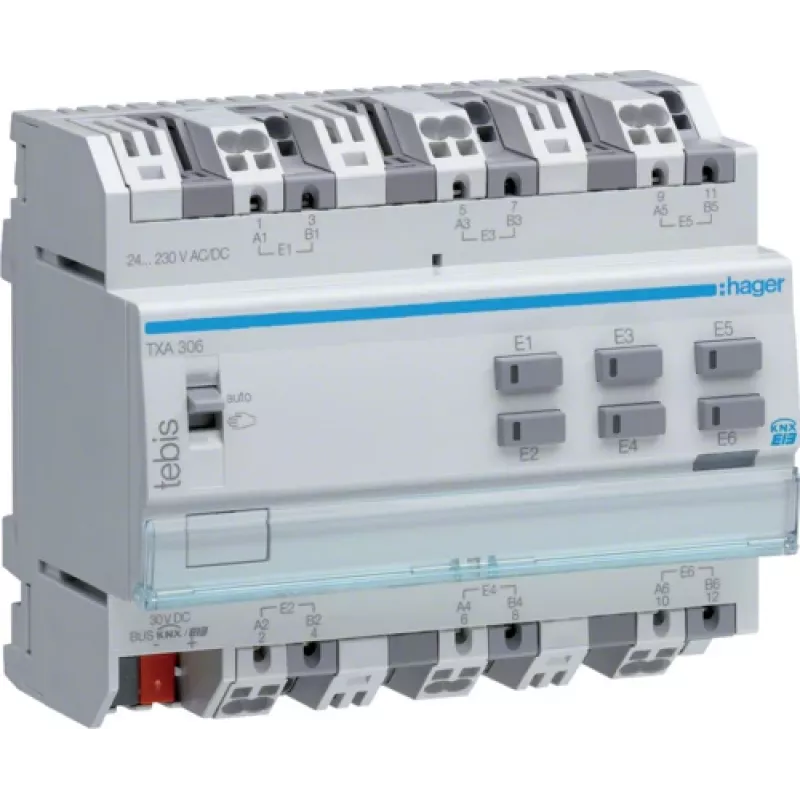 Hager TXA306 Pilka