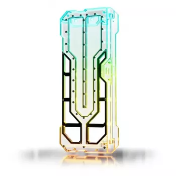 Singularity Spectre 4 Aevum Elite akrilo kompiuterio korpusas — permatomas / akcentinės juodos spalvos