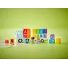 Konstruktorius LEGO DUPLO 10421 ABC sunkvežimis, 36 dalys, 2 minifigūrėlės, nuo 2 metų, matmenys 110×140×70 mm