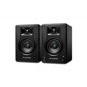 Studijinis monitorinis garsiakalbis “M-Audio BX3”, aktyvus, laidinis, 50 W RMS, 80 – 22 000 Hz, juodas