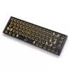 Ducky One 3 Hot-Swap Barebone SF klaviatūra, žaidimams, USB, JAV anglų, juoda