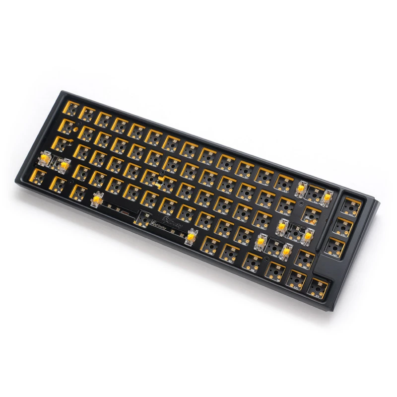 Ducky One 3 Hot-Swap Barebone SF klaviatūra, žaidimams, USB, JAV anglų, juoda