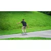 Longboard Muuwmi Lights GLOW ABEC 7 su šviečiančiais ratukais, juoda/žalia