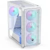 Endorfy Arx 700 ARGB PC korpusas, Midi-Tower, ATX, grūdintas stiklas - su 4x 140 mm ARGB ventiliatoriais, balta (EY2A017)