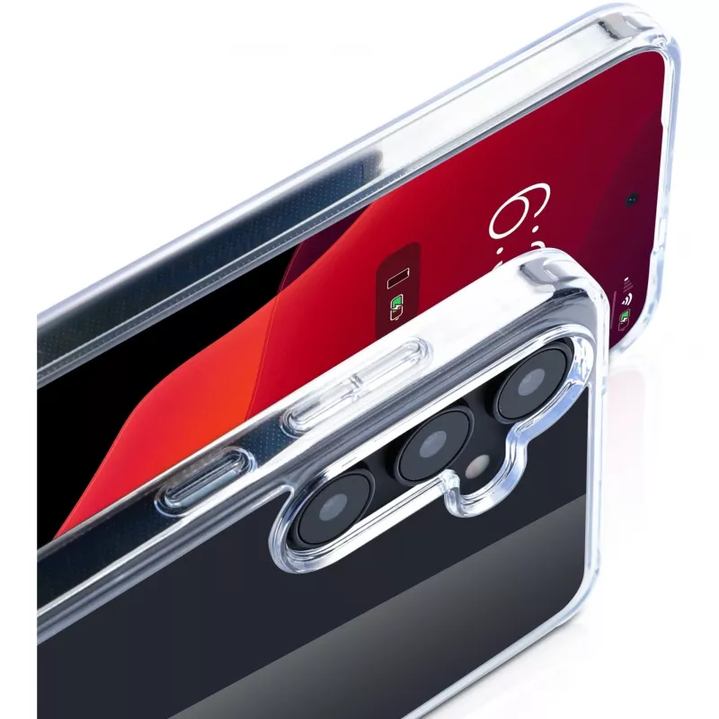 nevox StyleShell SHOCKFlex dėklas Samsung Galaxy S25+ 6,7 colio permatomas