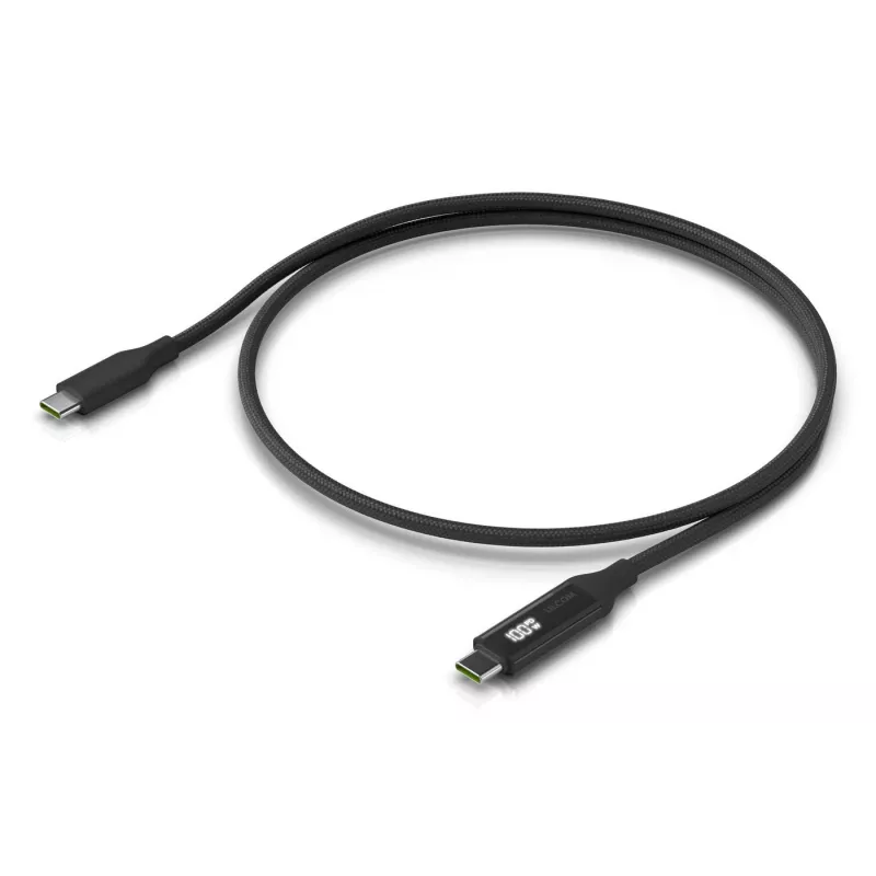 USB laidas Ubiquiti UACC-Cable-USB-100W-1M-BK USB C Juoda Pilka 1 m 0,48 Gbit/s
