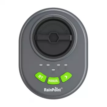 RainPoint HIC406B purkštuvų valdiklis – 4 zonų, valdomas per Bluetooth programėlę