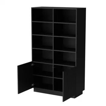 Cama LIVERTI shelving unit 100x42x171 Juoda