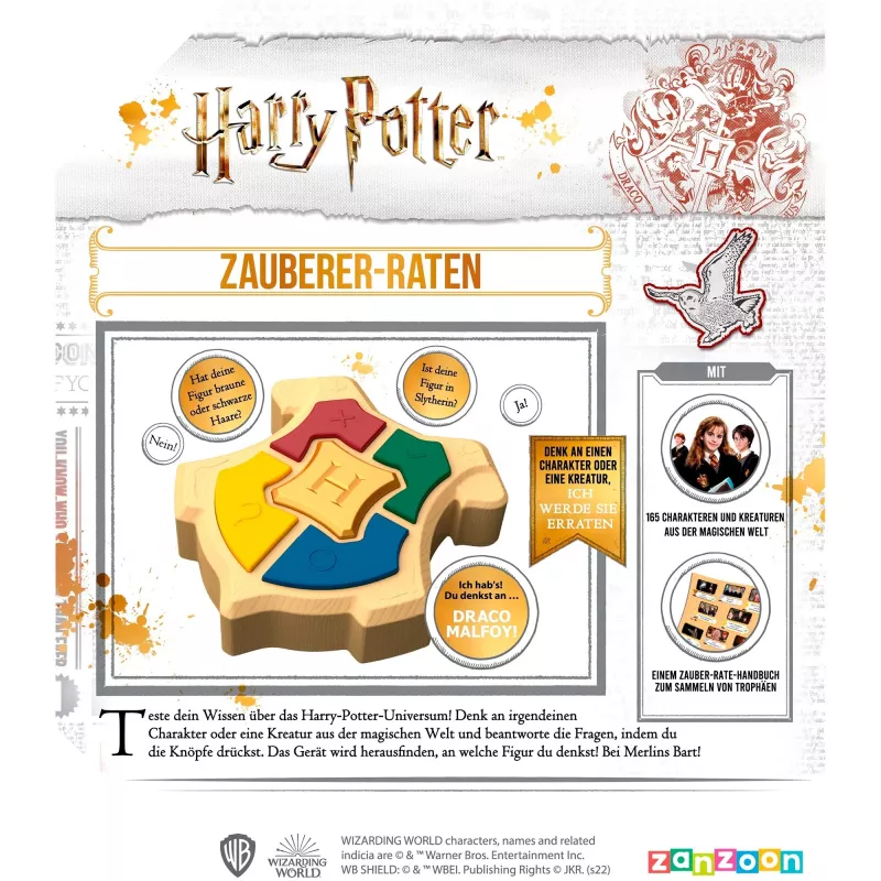 Harry Potter - Burtininkų spėjimo žaidimas, viktorinos žaidimas
