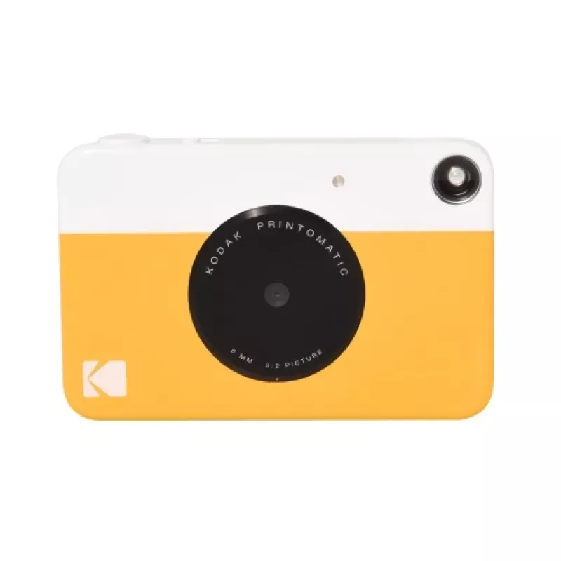 Kodak PRINTOMATIC momentinės spaudos fotoaparatas, 2x3'', geltonas