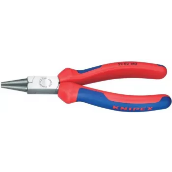 Knipex apvaliosios nosies replės l.160mm poliruota galvutėdaugiakomponentės rankenos