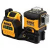 Lazerinis nivelyras DeWalt DCE089D1G18-QW žalias spindulys savaiminis išsilyginimas 360° suderinamas su imtuvu
