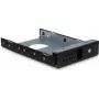 Inter-Tech 88887205 saugojimo diskų dėklas HDD dėklas juodas 3.5 (88887205)