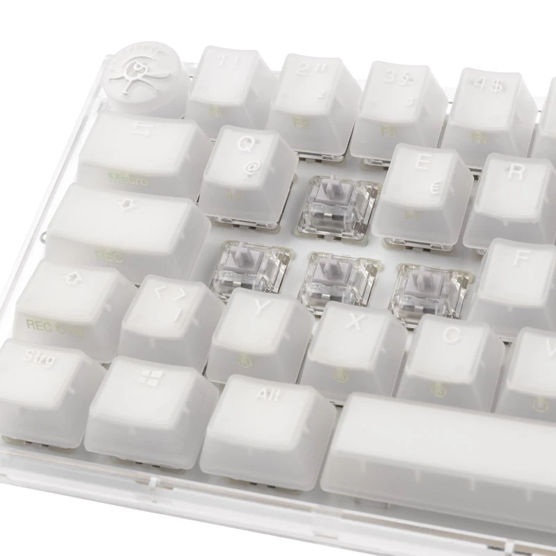 Ducky One 3 Mini klaviatūra, žaidimams, USB, balta