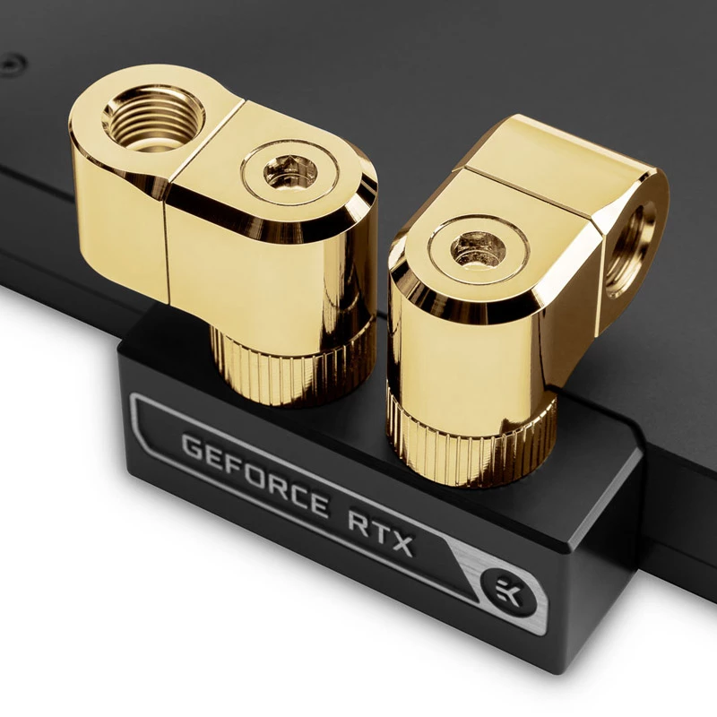Jungtis EK Water Blocks 3831109893142 žalvaris auksinė 33mm