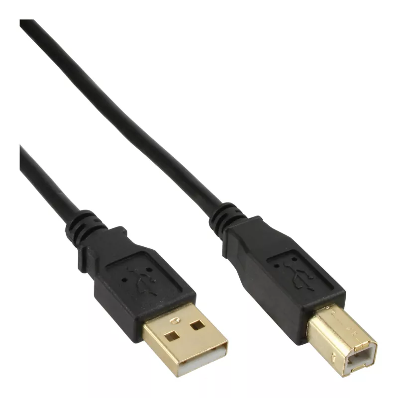 Microconnect USBAB5G USB laidas USB 2.0 5 m USB A USB B Juodas