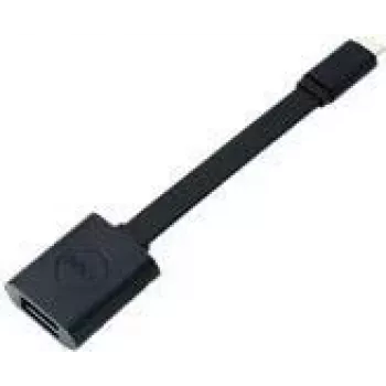 Dell - USB kabelis - 24 kontaktų USB-C (V) prie USB A tipo (K) - USB 3,1 - 13,1 cm - juodas - skirtas P/N: TRIBUTO_ADLP_2301_2200 (5RMND)