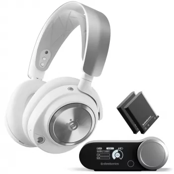 Headset STEELSERIES 61524 wired circumaural white head-band headphones