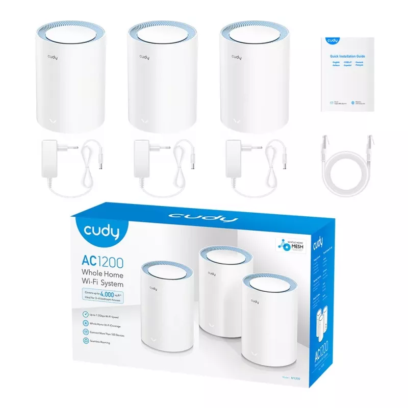 Tinklinė sistema Cudy M1200 3-PACK