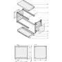 SCHROFF ratiopacPRO air korpusas - RATIO.AIR FB 3/4HE 84TE 435T (24571187)