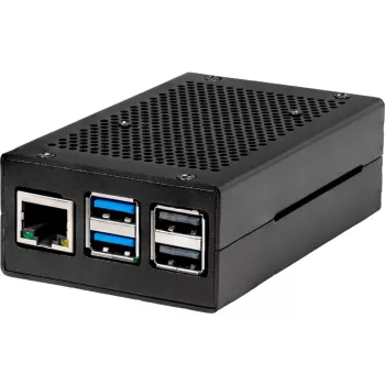 Joy-IT RB-AlucaseP5-01B SBC korpusas Raspberry Pi aliuminis juodas (RB-AlucaseP5-01B)