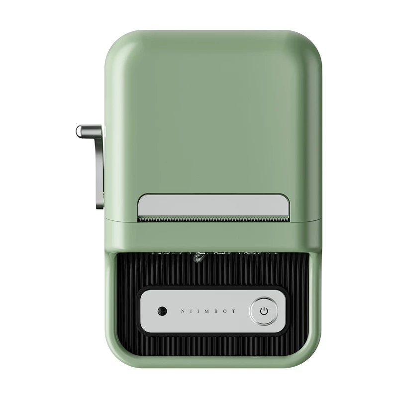 Niimbot B21 Pro nešiojamasis etikečių spausdintuvas (žalias)