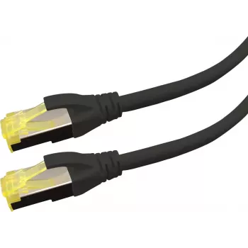 Tinklo kabelis LOGON APR6A015BL Cat6a S/FTP (S-STP) RJ-45 į RJ-45 1,5 m juodas
