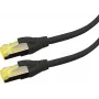 Tinklo kabelis LOGON APR6A015BL Cat6a S/FTP (S-STP) RJ-45 į RJ-45 1,5 m juodas