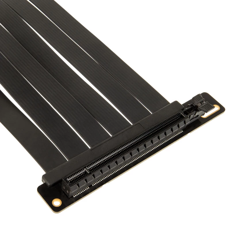 Kolink PCI Express 5.0 x16 į x16 pakėlimo kabelis, 90 laipsnių, juodas – 30 cm