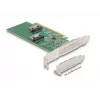 DeLOCK PCI Express 4.0 x16 kortelė į 4 x SFF-8639 NVMe - bifurkacija - Low Profile formos faktorius