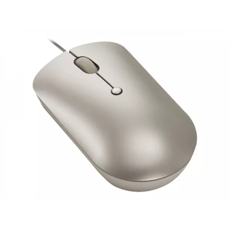 Laidinė biuro pelė Lenovo 540 abiem rankoms tinkama USB Type-C Optinė 2400 DPI Smėlio