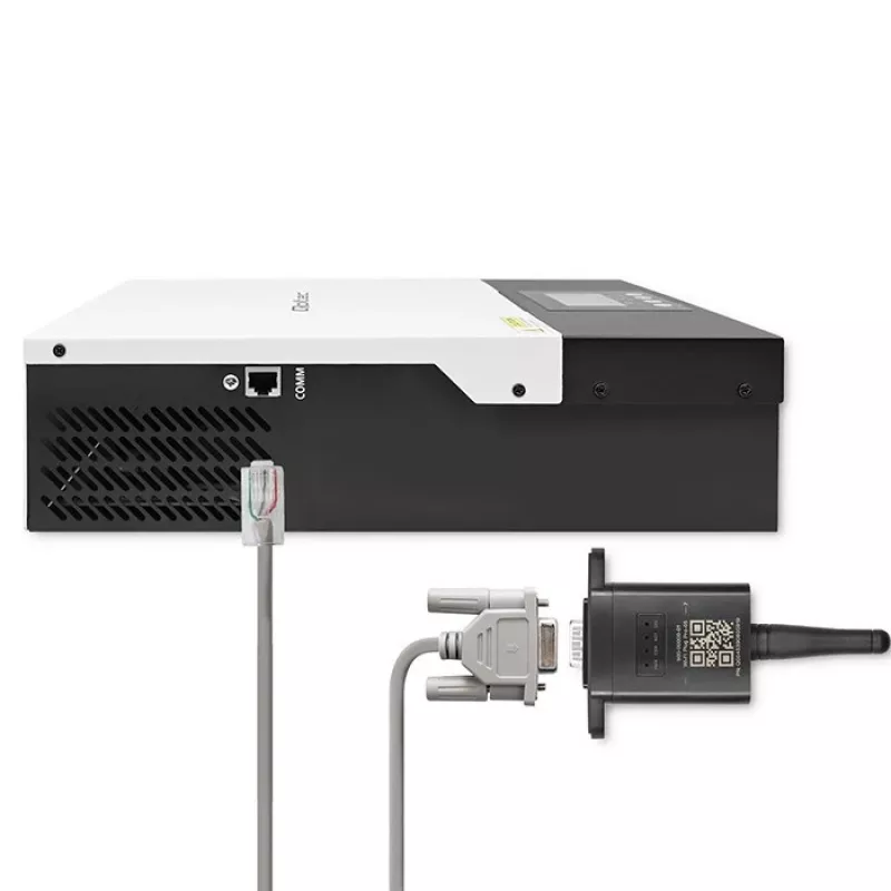 „Wi-Fi“ modulis, skirtas saulės inverteriui QOLTEC 53963 RS232 — RS232 jungtis, modelis 53963