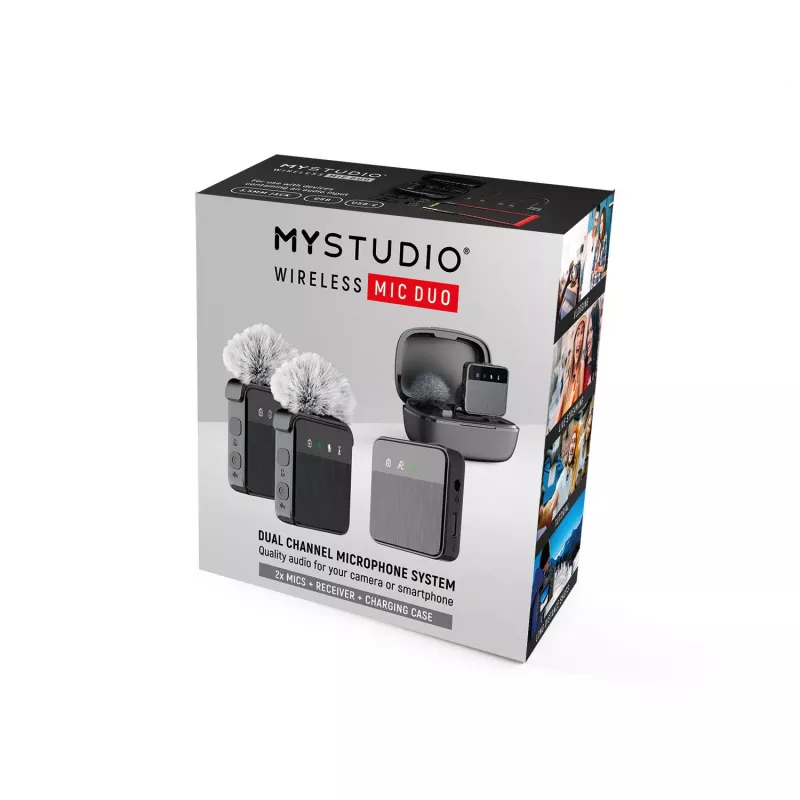 Easypix MyStudio belaidis mikrofonų rinkinys Duo 62022