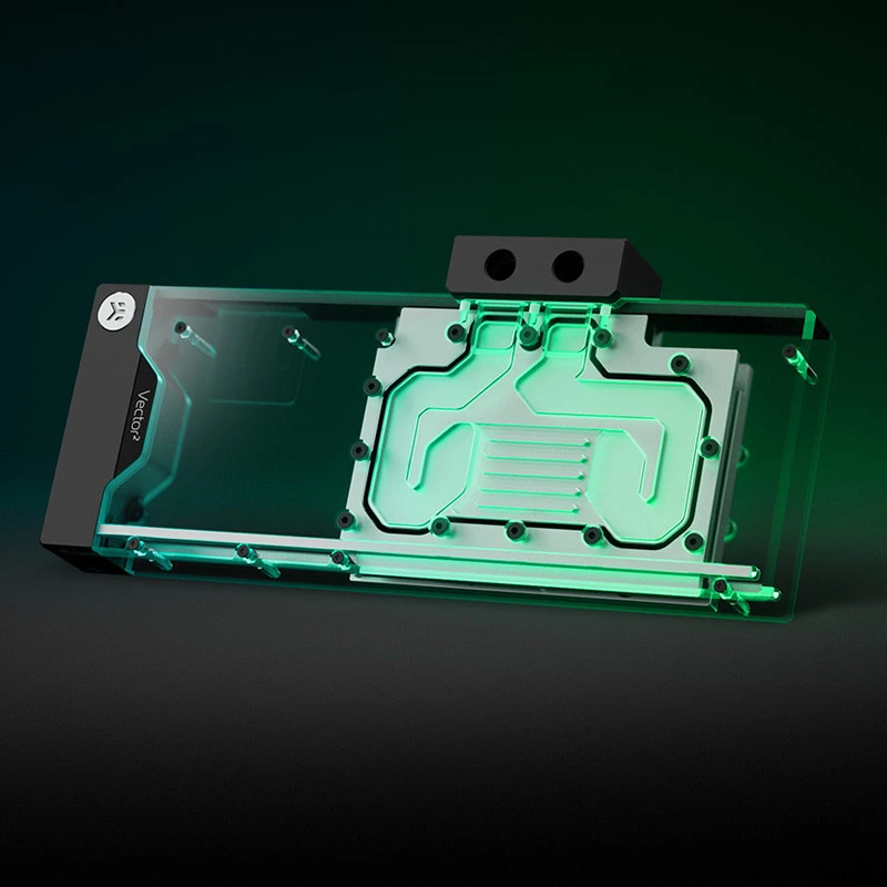 Vandens blokas EK Water Blocks 3831109892268 Nikelis Perspex Juoda Pilka