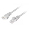 Tinklo kabelis LANBERG PCU6-10CU-1000-S Cat6 U/UTP RJ-45 tiesioginis 10 m Pilkas