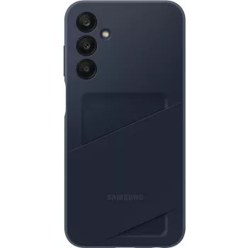 Telefono dėklas su kortelių lizdu Samsung EF-OA256TBEG, skirtas Galaxy A25 5G – mėlynas, integruotas kortelių skyrelis