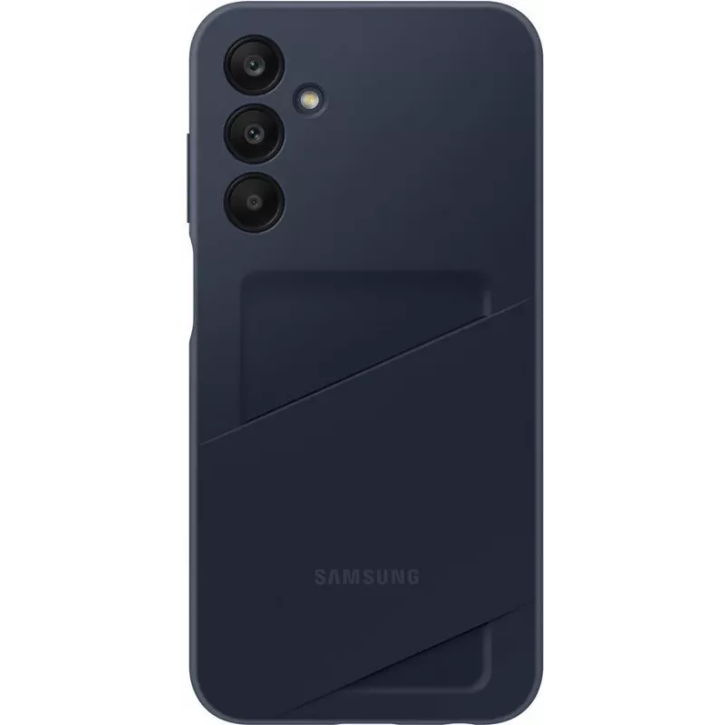 Telefono dėklas su kortelių lizdu Samsung EF-OA256TBEG, skirtas Galaxy A25 5G – mėlynas, integruotas kortelių skyrelis