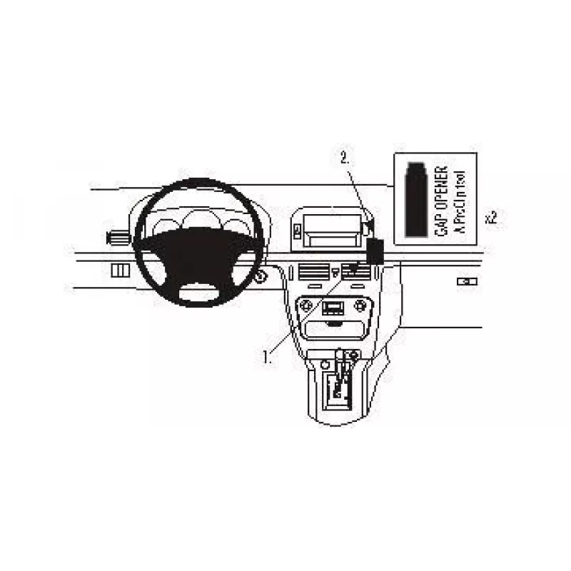 Brodit 853602 automobilinis laikiklis