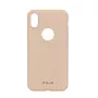 Apsauginis telefono dėklas Tellur Cover Super plonas, skirtas iPhone X/XS — auksinės spalvos apdaila, itin plonas profilis