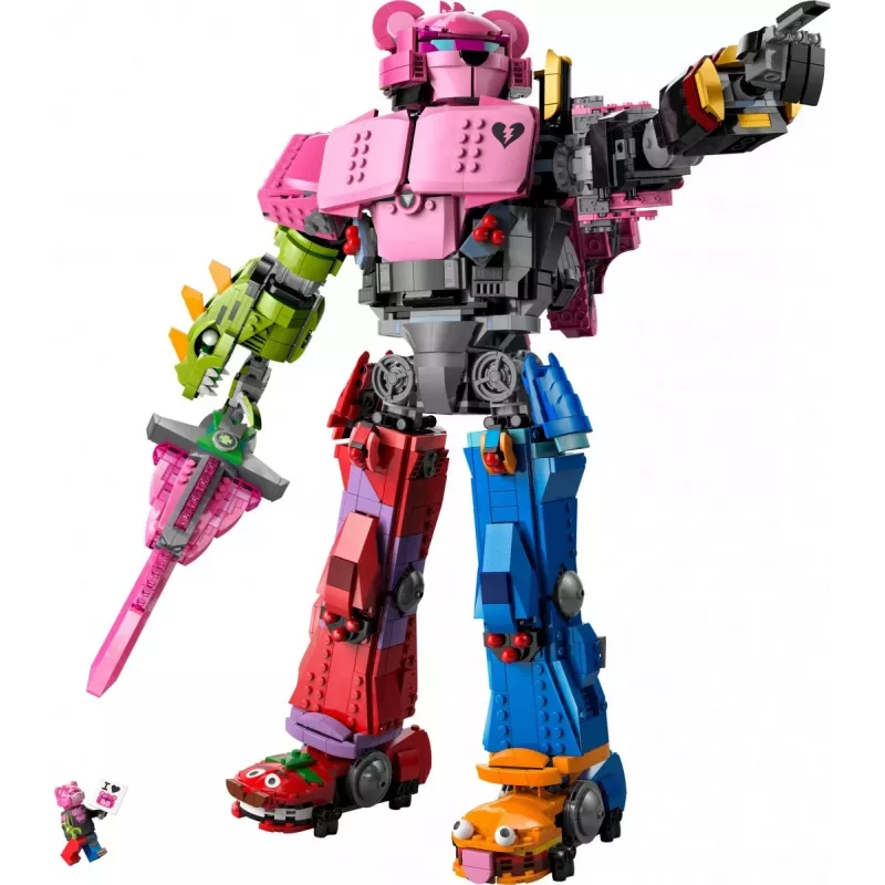 LEGO statybinių kaladėlių rinkinys Team Leader Mechs 77078 — Fortnite, 2503 dalys, 1 minifigūrėlė, 450 mm mecho aukštis
