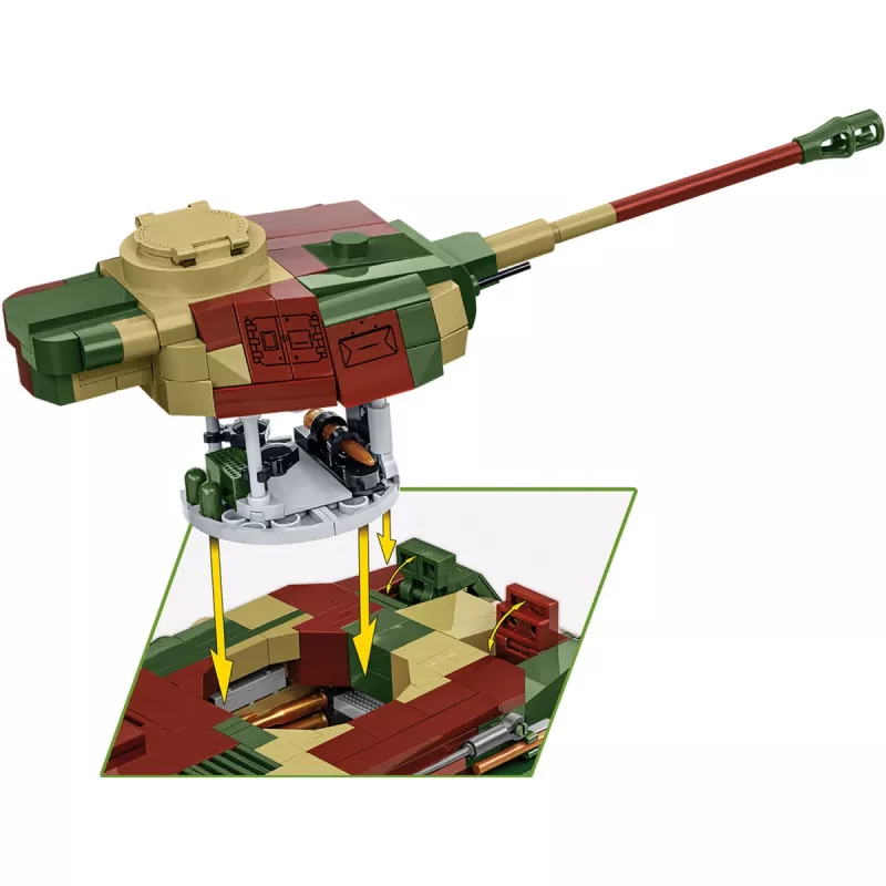 Blocks WWII PZKPFW IV AUSF.G 1107 kaladėlės
