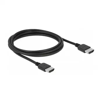 HDMI kabelis DeLOCK 85216 1,5 m A tipo kištukas–kištukas, juodas